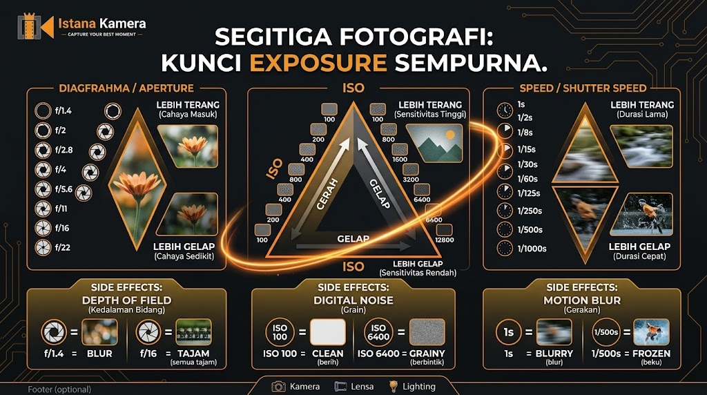 Teknik dasar Segitiga Fotografi - ISO part 3